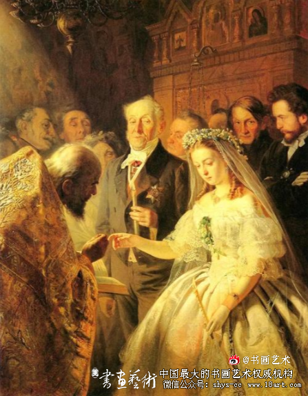 《不相称的婚姻》 油画 《不相称的婚姻》 油画