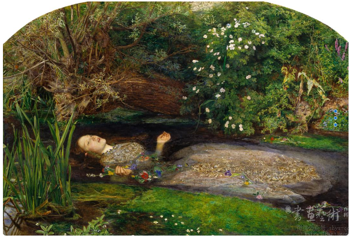 《奥菲丽娅》 油画 《奥菲丽娅》 油画