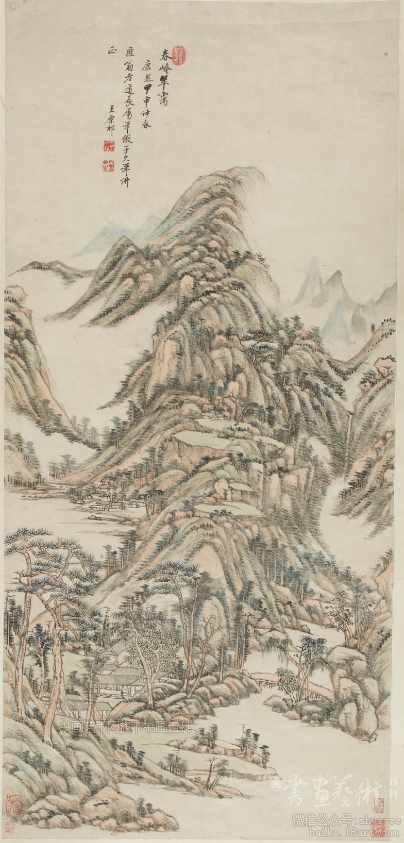 王原祁《春崦翠霭》 中国画 image.png 王原祁《春崦翠霭》 中国画
