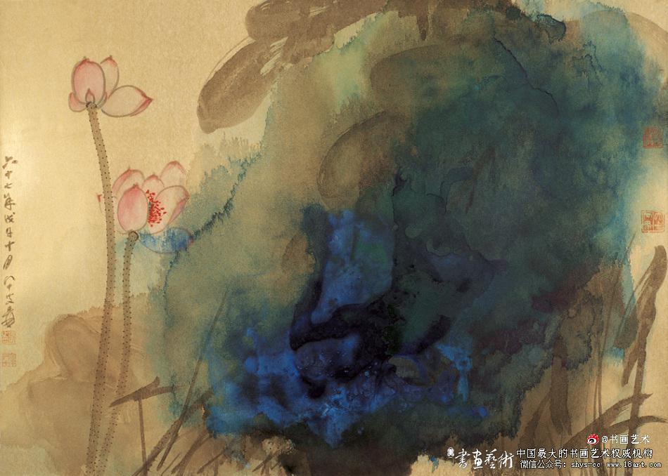 张大千 张大千价格 张大千荷花 张大千作品 张大千山水画 第7张 张大千 张大千价格 张大千荷花 张大千作品 张大千山水画 第7张