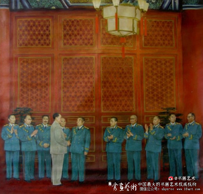 毛泽东与十大元帅油画大全欣赏 十大元帅 油画 建国珍贵油画 第10张 毛泽东与十大元帅油画大全欣赏 十大元帅 油画 建国珍贵油画 第10张