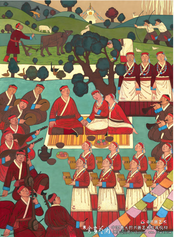 谈李传真的主题性美术创作 李传真 主题性美术创作 纸本工笔 第1张 谈李传真的主题性美术创作 李传真 主题性美术创作 纸本工笔 第1张