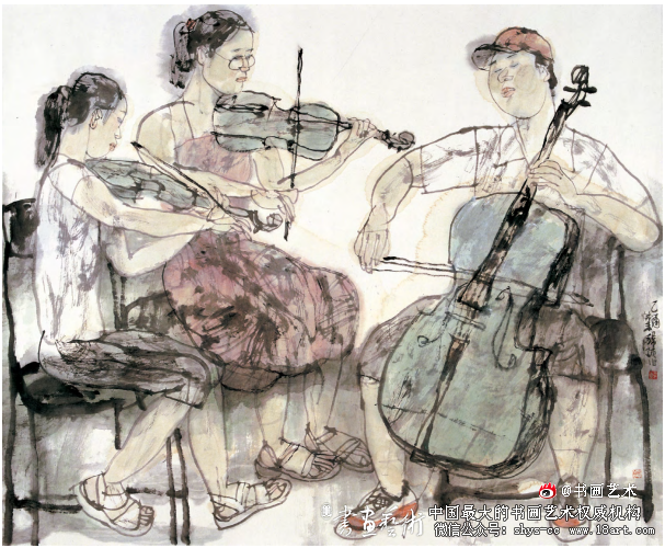 用笔墨表现人物的灵魂 韩硕 韩硕人物画 中国画 第3张 用笔墨表现人物的灵魂 韩硕 韩硕人物画 中国画 第3张