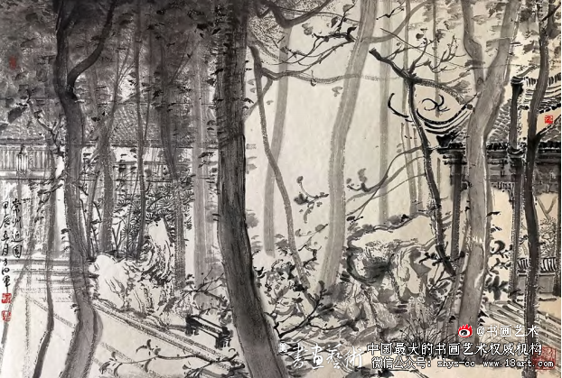 方向军的山水画 苍茫悲凉见温情 方向军 山水画 第3张 方向军的山水画 苍茫悲凉见温情 方向军 山水画 第3张