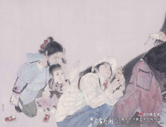 由《周末落雁岛》谈我的创作来源 程雅嘉 人物花鸟画 第1张 由《周末落雁岛》谈我的创作来源 程雅嘉 人物花鸟画 第1张