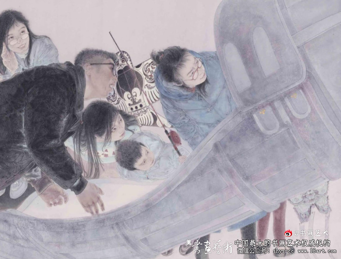 由《周末落雁岛》谈我的创作来源 程雅嘉 人物花鸟画 第2张 由《周末落雁岛》谈我的创作来源 程雅嘉 人物花鸟画 第2张