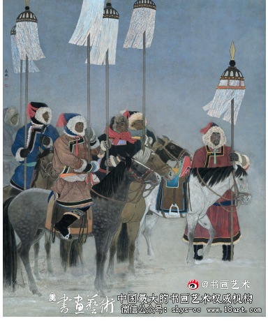 长调一曲入画来 ——杨志斌的草原情境 杨志斌 雪景寒林图 杨志斌画马 第2张 长调一曲入画来 ——杨志斌的草原情境 杨志斌 雪景寒林图 杨志斌画马 第2张