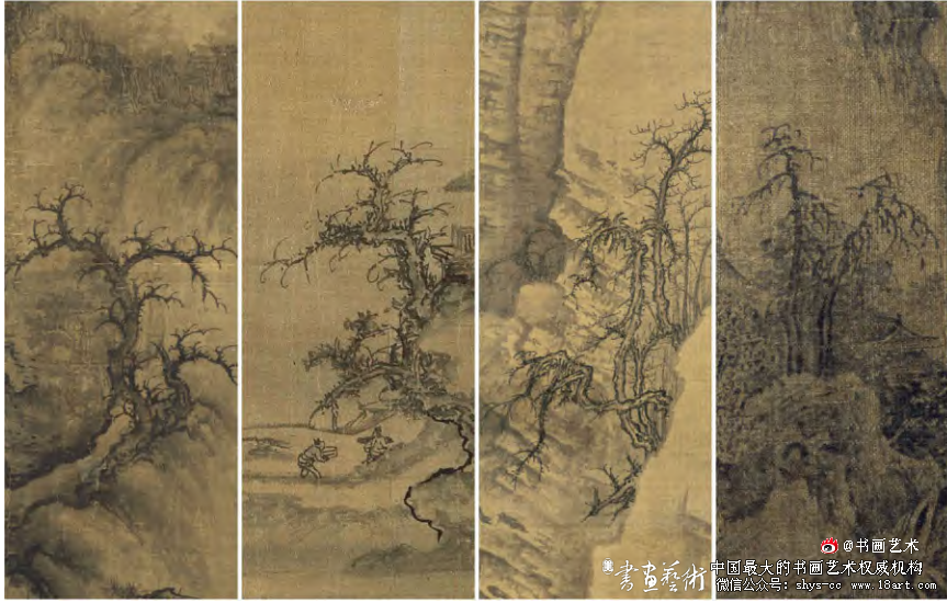 天津博物馆藏传宋人《山寺群峰图》再探 《山寺群峰图》 混合画风 金代山水画 第1张 天津博物馆藏传宋人《山寺群峰图》再探 《山寺群峰图》 混合画风 金代山水画 第1张