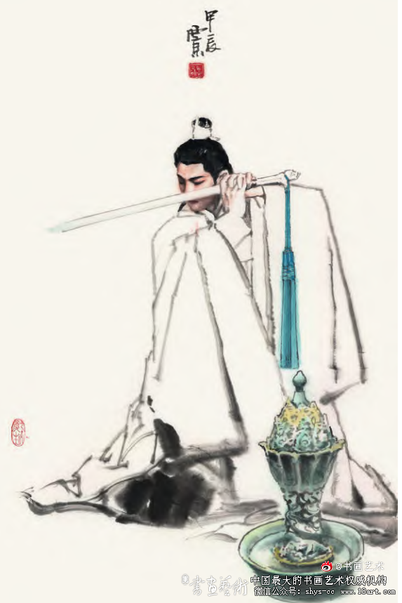 弘扬武学精神  王西京《武林》系列人物画浅析 第3张 弘扬武学精神  王西京《武林》系列人物画浅析 第3张