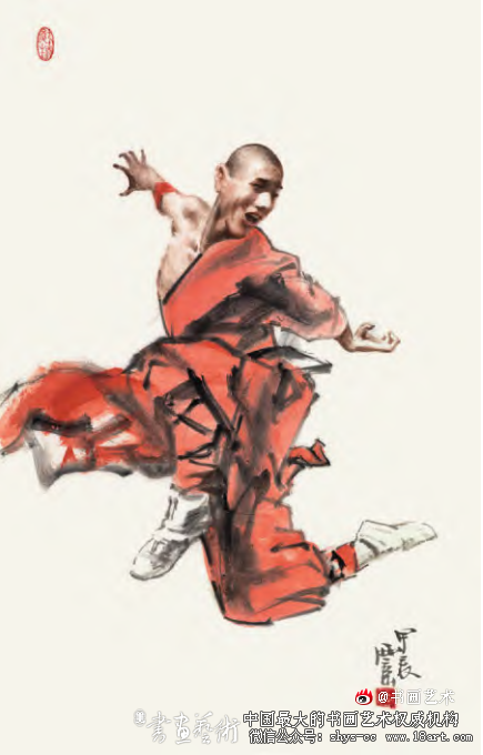 弘扬武学精神  王西京《武林》系列人物画浅析 第1张 弘扬武学精神  王西京《武林》系列人物画浅析 第1张