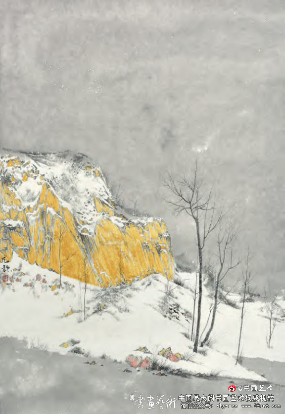 生命本真 自然天成 ——评李天锁雪意山水的创作 李天锁 雪意山水 第1张 生命本真 自然天成 ——评李天锁雪意山水的创作 李天锁 雪意山水 第1张