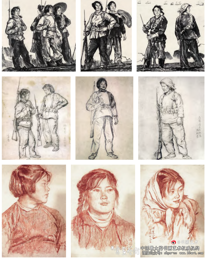 从《八女投江》到《海风》 王盛烈笔下的女性形象之变 王盛烈 《八女投江》 女性形象 第3张 从《八女投江》到《海风》 王盛烈笔下的女性形象之变 王盛烈 《八女投江》 女性形象 第3张