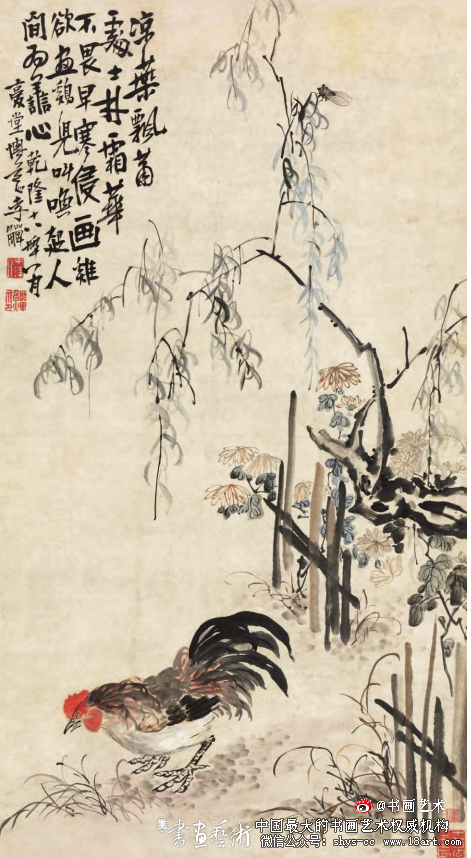 中国美术馆藏李鱓作品赏析 扬州八怪 李鱓 第3张 中国美术馆藏李鱓作品赏析 扬州八怪 李鱓 第3张