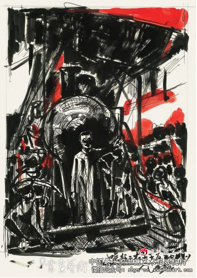 刻印历史的表情 《唤起工农千千万》创作谈 主题性创作 木刻 第2张 刻印历史的表情 《唤起工农千千万》创作谈 主题性创作 木刻 第2张