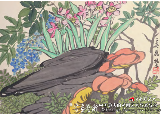 艺术社会学视阈下的赵之谦花鸟画色彩研究 赵之谦 花鸟画 写意画 第4张 艺术社会学视阈下的赵之谦花鸟画色彩研究 赵之谦 花鸟画 写意画 第4张