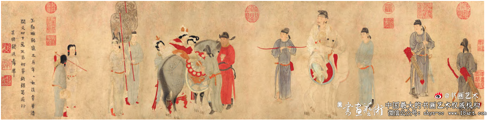 《杨妃上马图》图像新释 杨妃上马图 钱选 第1张 《杨妃上马图》图像新释 杨妃上马图 钱选 第1张