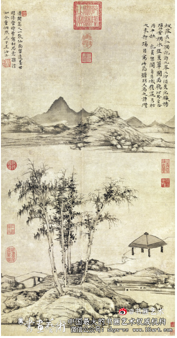 倪瓒《容膝斋图》真伪考辨 倪瓒 容膝斋图 真伪鉴定 第9张 倪瓒《容膝斋图》真伪考辨 倪瓒 容膝斋图 真伪鉴定 第9张