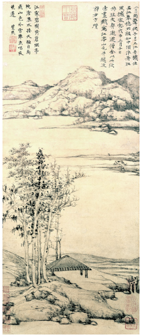 倪瓒《容膝斋图》真伪考辨 倪瓒 容膝斋图 真伪鉴定 第10张 倪瓒《容膝斋图》真伪考辨 倪瓒 容膝斋图 真伪鉴定 第10张