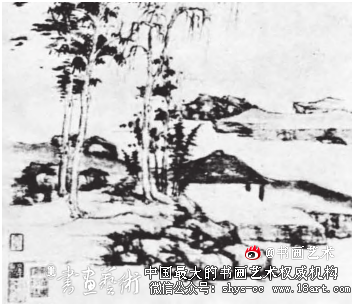 倪瓒《容膝斋图》真伪考辨 倪瓒 容膝斋图 真伪鉴定 第7张 倪瓒《容膝斋图》真伪考辨 倪瓒 容膝斋图 真伪鉴定 第7张