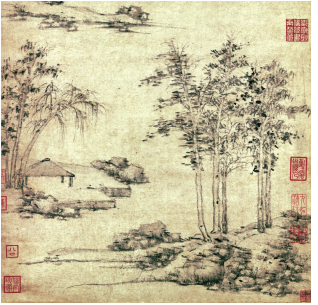 倪瓒《容膝斋图》真伪考辨 倪瓒 容膝斋图 真伪鉴定 第8张 倪瓒《容膝斋图》真伪考辨 倪瓒 容膝斋图 真伪鉴定 第8张