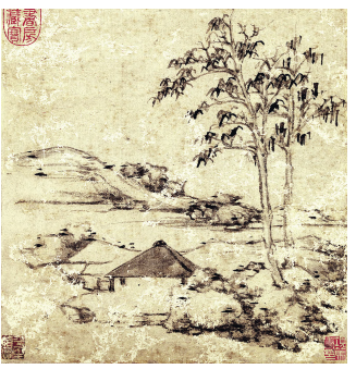 倪瓒《容膝斋图》真伪考辨 倪瓒 容膝斋图 真伪鉴定 第9张 倪瓒《容膝斋图》真伪考辨 倪瓒 容膝斋图 真伪鉴定 第9张