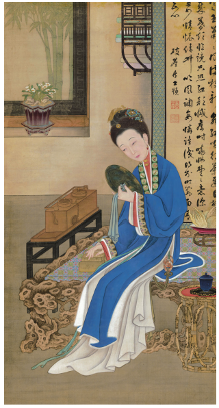 试探《胤禛妃行乐图》绘画技法与风格的成因 胤禛妃行乐图 传统绘画 郎世宁 线法画 第2张 试探《胤禛妃行乐图》绘画技法与风格的成因 胤禛妃行乐图 传统绘画 郎世宁 线法画 第2张