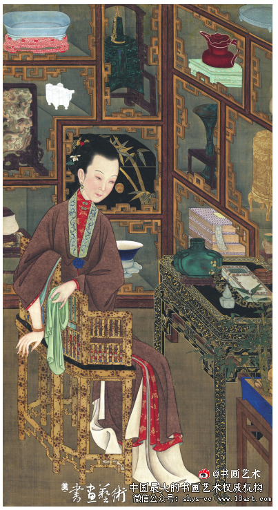 试探《胤禛妃行乐图》绘画技法与风格的成因 胤禛妃行乐图 传统绘画 郎世宁 线法画 第4张 试探《胤禛妃行乐图》绘画技法与风格的成因 胤禛妃行乐图 传统绘画 郎世宁 线法画 第4张