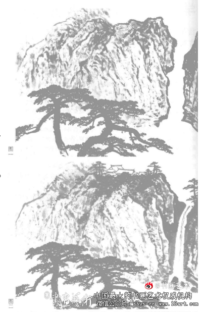 魏紫熙山水画法赏析连载(一)《山居鸣泉》 山居鸣泉 魏紫熙 第1张 魏紫熙山水画法赏析连载(一)《山居鸣泉》 山居鸣泉 魏紫熙 第1张