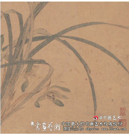 临风细叶长——仇英《兰花图》赏析 仇英 《兰花图》 第3张 临风细叶长——仇英《兰花图》赏析 仇英 《兰花图》 第3张