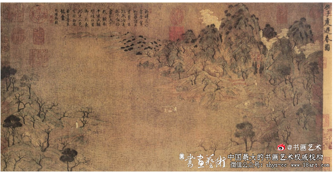 山水壮阔的画卷·展子虔《游春图》赏析 展子虔 《游春图》 第1张 山水壮阔的画卷·展子虔《游春图》赏析 展子虔 《游春图》 第1张