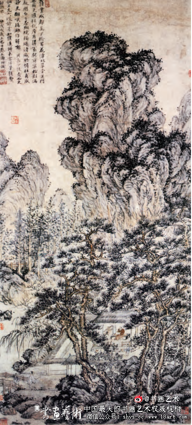 千岩万壑 苍劲纯厚·谢缙《潭北草堂图》 谢缙 《潭北草堂图》 第1张 千岩万壑 苍劲纯厚·谢缙《潭北草堂图》 谢缙 《潭北草堂图》 第1张