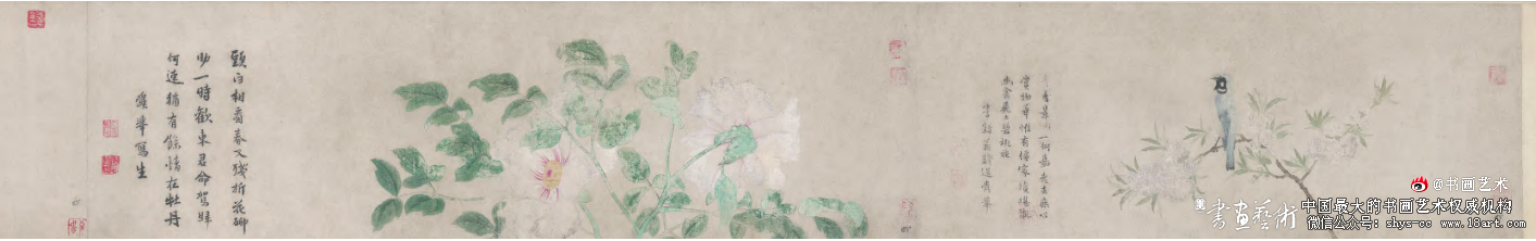 钱选《花鸟图》赏析 钱选 花鸟画 第2张 钱选《花鸟图》赏析 钱选 花鸟画 第2张