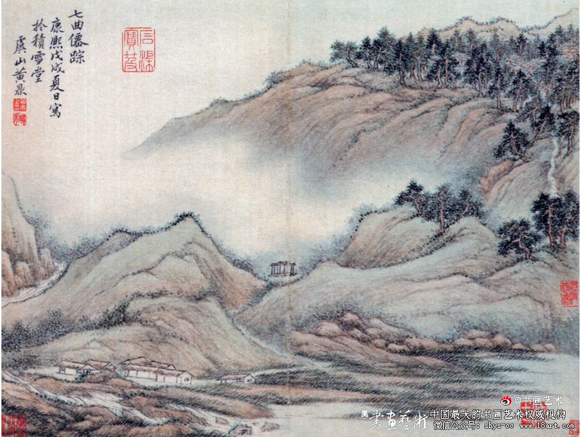 《蜀中胜迹图》与实景山水画 中国绘画史 文徵明 第1张 《蜀中胜迹图》与实景山水画 中国绘画史 文徵明 第1张