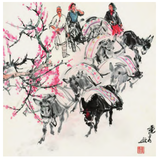 黄胄水墨人物画的艺术特点研究 黄胄 水墨人物画 第4张 黄胄水墨人物画的艺术特点研究 黄胄 水墨人物画 第4张