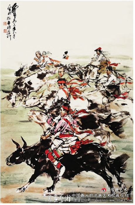 黄胄水墨人物画的艺术特点研究 黄胄 水墨人物画 第5张 黄胄水墨人物画的艺术特点研究 黄胄 水墨人物画 第5张