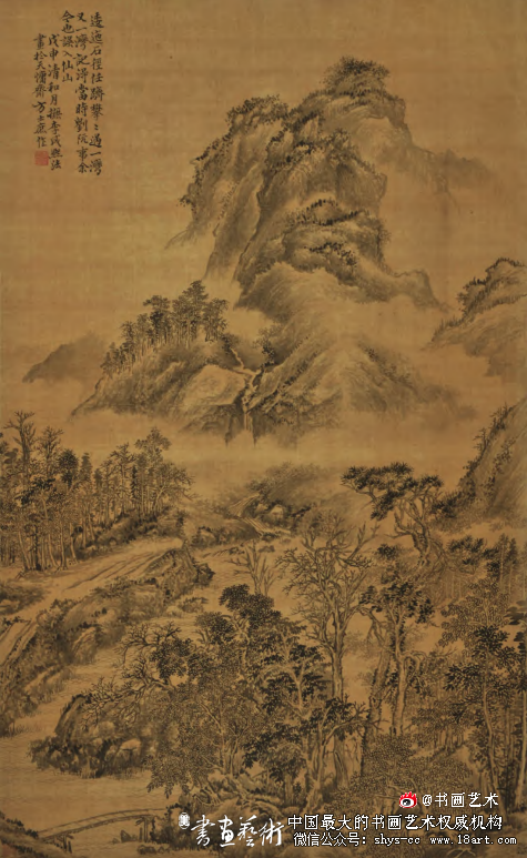 山川草木 因心造境丨方士庶的山水艺术 方士庶 新安画派 第4张 山川草木 因心造境丨方士庶的山水艺术 方士庶 新安画派 第4张