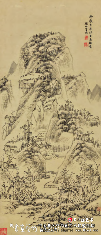 山川草木 因心造境丨方士庶的山水艺术 方士庶 新安画派 第9张 山川草木 因心造境丨方士庶的山水艺术 方士庶 新安画派 第9张
