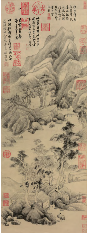 论董其昌山水画之笔墨美丨以《葑泾访古图》为例 董其昌 《葑泾访古图》 文人画 第1张 论董其昌山水画之笔墨美丨以《葑泾访古图》为例 董其昌 《葑泾访古图》 文人画 第1张