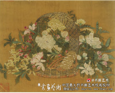 论李嵩《花篮图》中隐藏的折枝花理法表现 李嵩 《花篮图》 折枝花 第1张 论李嵩《花篮图》中隐藏的折枝花理法表现 李嵩 《花篮图》 折枝花 第1张