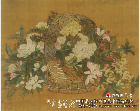 论李嵩《花篮图》中隐藏的折枝花理法表现 李嵩 《花篮图》 折枝花 第2张 论李嵩《花篮图》中隐藏的折枝花理法表现 李嵩 《花篮图》 折枝花 第2张
