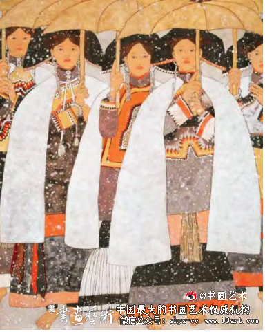 工笔重彩女画家潘缨李传真艺术风格之比较 工笔重彩 没骨重彩 潘缨 李传真 第3张 工笔重彩女画家潘缨李传真艺术风格之比较 工笔重彩 没骨重彩 潘缨 李传真 第3张