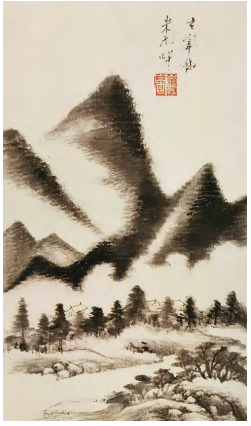 布白成势·董其昌山水画布白艺术初探 布白艺术 董其昌 山水画 第3张 布白成势·董其昌山水画布白艺术初探 布白艺术 董其昌 山水画 第3张