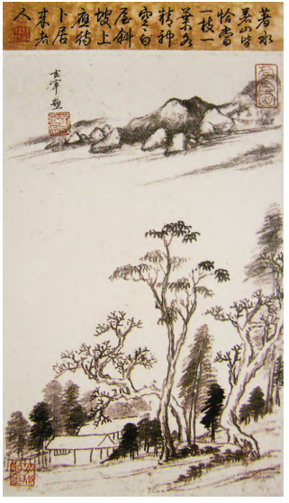 布白成势·董其昌山水画布白艺术初探 布白艺术 董其昌 山水画 第5张 布白成势·董其昌山水画布白艺术初探 布白艺术 董其昌 山水画 第5张