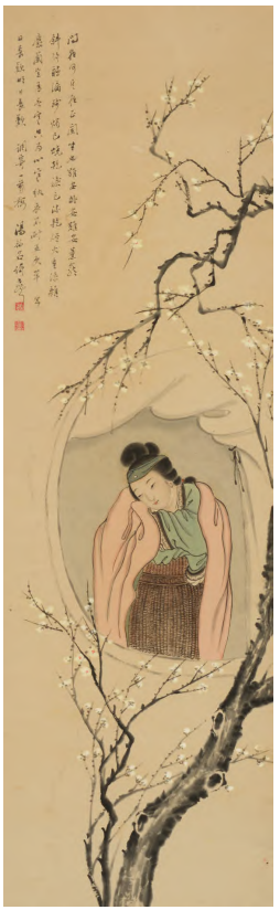 安徽博物院丨明清时期仕女画中梅花元素探析 仕女画 安徽博物院 第2张 安徽博物院丨明清时期仕女画中梅花元素探析 仕女画 安徽博物院 第2张