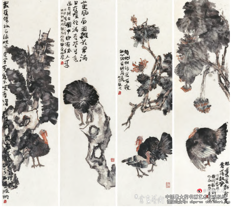 以书入画 淋漓大写——周毅的绘画作品 周毅 大写意 花鸟画 第3张 以书入画 淋漓大写——周毅的绘画作品 周毅 大写意 花鸟画 第3张