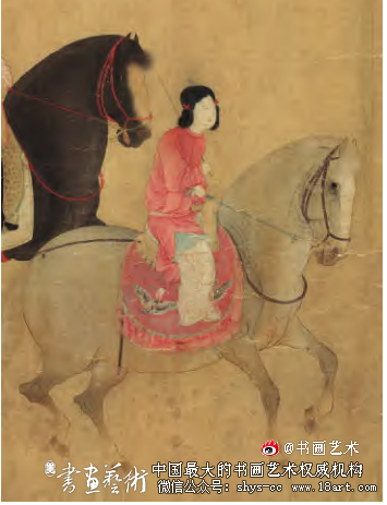 《虢国夫人游春图》艺术形式语言浅析 张萱 《虢国夫人游春图》 第2张 《虢国夫人游春图》艺术形式语言浅析 张萱 《虢国夫人游春图》 第2张