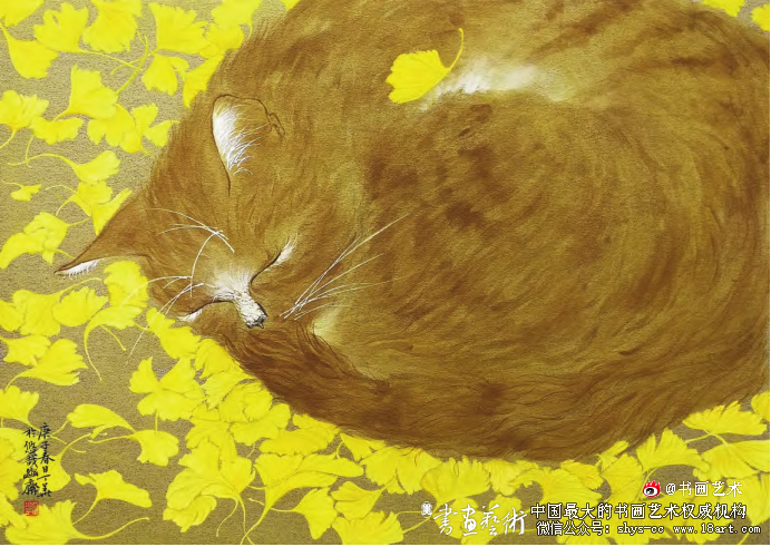 看画家“丁华的猫世界”的工笔画作品浅析 丁华 工笔画 第1张 看画家“丁华的猫世界”的工笔画作品浅析 丁华 工笔画 第1张