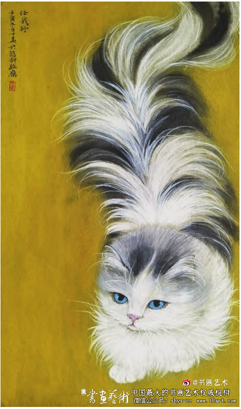 看画家“丁华的猫世界”的工笔画作品浅析 丁华 工笔画 第4张 看画家“丁华的猫世界”的工笔画作品浅析 丁华 工笔画 第4张