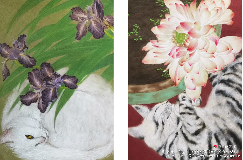 看画家“丁华的猫世界”的工笔画作品浅析 丁华 工笔画 第2张 看画家“丁华的猫世界”的工笔画作品浅析 丁华 工笔画 第2张