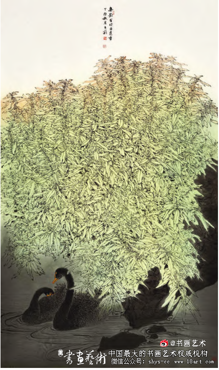 淡色溶月 花木有心丨走进山东画家王莉 王莉工笔画 第2张 淡色溶月 花木有心丨走进山东画家王莉 王莉工笔画 第2张